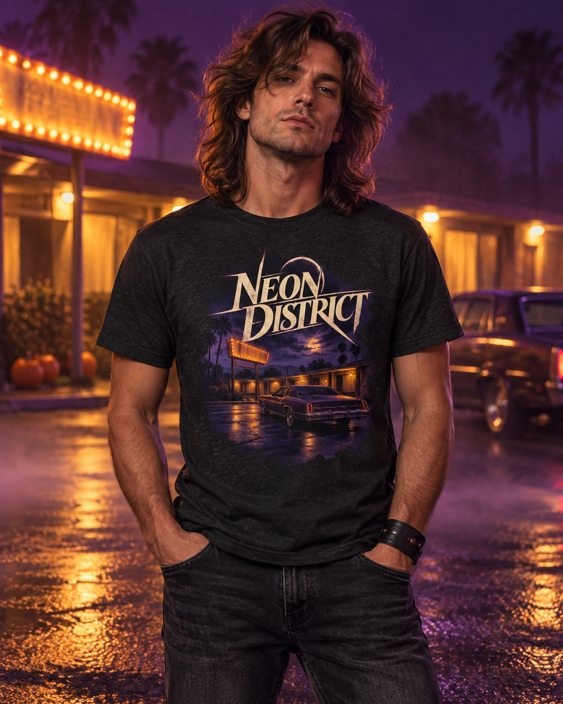Neon District Midnight Motel T-Shirt