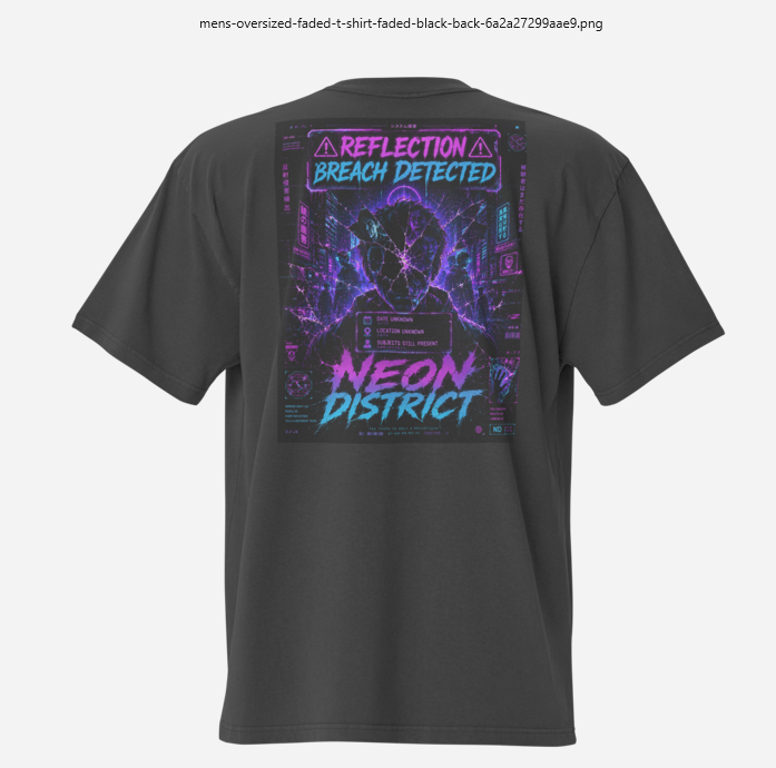 Neon District - Ghost In The Mirror (Oversized T-Shirt)